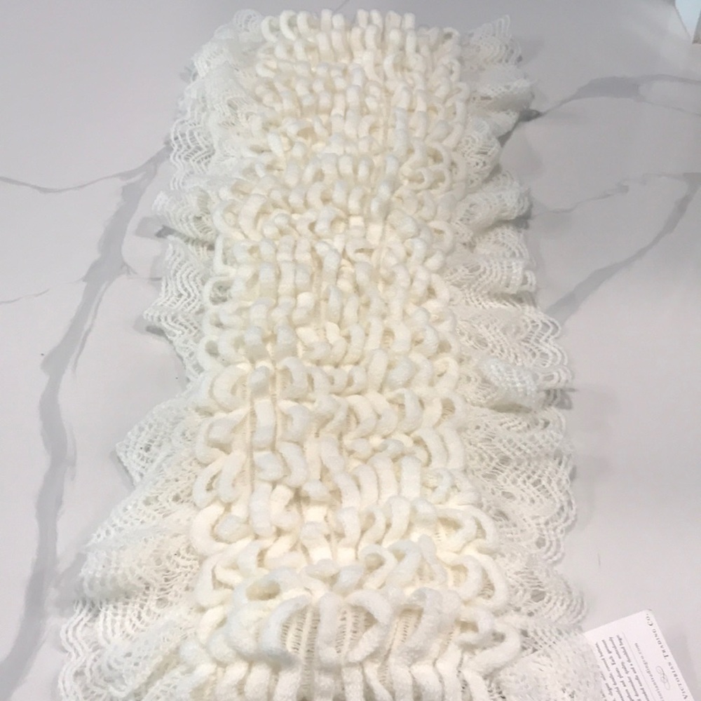 Off white scarf